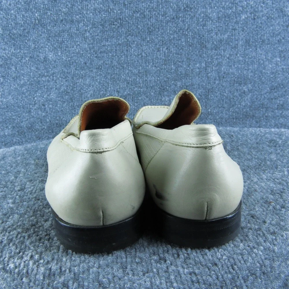 Sandro Moscoloni Capri Ice Men Loafer Shoes Sz 11.5 Medium Beige Leather Slip On